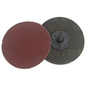 Disque à changement rapide 3M II 984F, performances optimales, grain 60/80/120+, diamètre 3 pouces, OEM pour la préparation des surfaces et l'ébavurage - Product Image 2