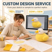 Peluche Canard Jaune Adorable avec Tête Crème et Poils Bouclés, Animal en Peluche Doux pour Décoration de Chambre de Bébé Printanière et Cadeau Confortable pour Bébé