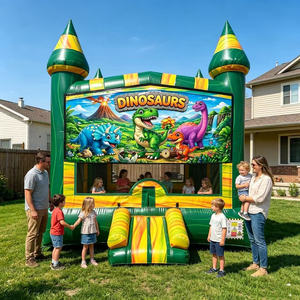Castillo Inflable <span class=keywords><strong>en</strong></span> Oferta, <span class=keywords><strong>Casa</strong></span> <span class=keywords><strong>de</strong></span> Brinco Inflable para Niños con Tobogán, Equipo <span class=keywords><strong>de</strong></span> Entretenimiento para Fiestas al Aire Libre - Product Image 3