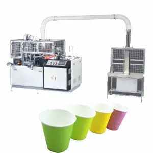 65ml Boden Papier Kaffee Tee tasse Herstellungs maschine mit Cutter und Drucker in China