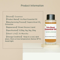 Extrait de racine d'iris extraits par CO2 supercritique, phytostérols, huile de qualité cosmétique, 1 kg, en fût/bouteille, pour soins personnels