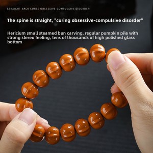 Head Wood Ethnic <b>Bead</b> <b>Bracelet</b> High Oil Content Density Single-Loop Unisex Gift Head Single Circle High Oil Content Enhan - Product Image 3
