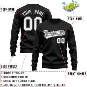 Sudadera con capucha personalizada FOXA, sudadera con cuello redondo y mezcla de algodón con número y nombre personalizados para mujeres jóvenes - Product Image 3