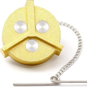 Tapa de Tanque de Combustible de 2-1/4 Pulgadas para Camiones Ford Clase L de Uso Pesado 1990-1998, Material de Cobre con Cadena - Product Image 1