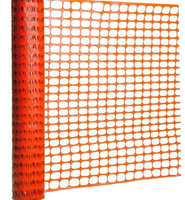 Clôture de sécurité de construction Orange personnalisé maille plastique de traction filet pour avertissement de barrière