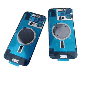 Remplacement de la vitre arrière OEM pour iPhone 16, 16 Plus, 16 Pro Max, coque arrière avec cache de batterie, lentille de caméra, plaque métallique magnétique - Product Image 1