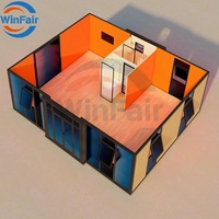 Maison conteneur modulaire préfabriquée extensible à faible coût WinFair Maroc – Idéale pour clinique mobile, centre de santé, centre de réception