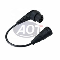 Câble de charge AOTAI Type 2 mâle 16A 1 phase - 1 prise EU 0,5M