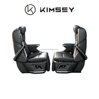 Siège d'avion électrique inclinable JS01 KIMSEY pour MPV, avec accoudoir pliable et mobile, chaise large pour Sienna GL8 V-Class, adaptable