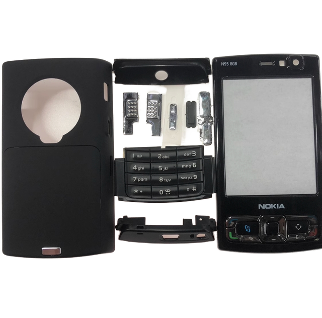 Full Silicone Housing for N95 8G with Keyboard Frame IMEI Label