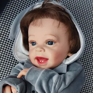 Kit de proveedor de silicona para llorar leche abierta Mini piel realista Colombianos operado Big Bab Nacido Reborn Dolls - Product Image 2