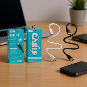 Cable USB-C a USB-C de 1M para Carga Rápida y Transferencia de Datos, Modelo Z 17 - Product Image 3