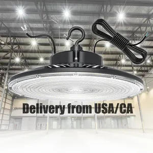 100w 200w 300w ticari depo aydınlatma armatürleri Ufo depo endüstriyel Bay atölye lambası yüksek Bay işık 150 Watt kapalı