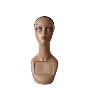 Tête de Mannequin Femme en Plastique Grande Taille Moderne avec Support Trépied pour Perruque, Bijoux, Maquillage – Vente en Gros - Product Image 6