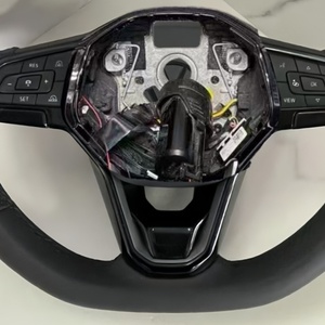Vente directe d'usine, cuir pleine fleur noir avec surpiqûres pour Volkswagen <span class=keywords><strong>Golf</strong></span> 7 6 7.5 8 MK7 MK6 Polo Jetta Tiguan GTI R GTD GTS GTE GLI - Product Image 6