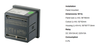 Compteur d'énergie triphasé Acrel AMC96L-E4/KC RS485 Modbus-RTU à montage sur panneau pour armoire électrique