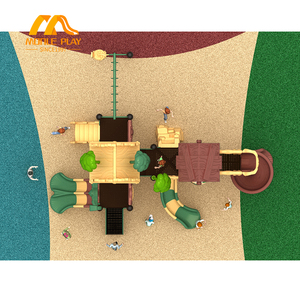 Công viên giải trí trẻ em hợp thời trang thiết bị sân chơi ngoài trời mẫu giáo cho trẻ em - Product Image 3