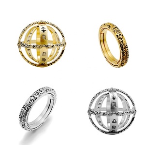 Bague de <span class=keywords><strong>couple</strong></span> sphère astronomique rétro allemande, bague de déformation rotative <span class=keywords><strong>Astro</strong></span> Ball, nouveauté 2025, vente chaude - Product Image 2