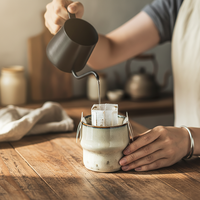 Taza de Cerámica de Estilo Nórdico Simple, Apta para Lavavajillas y Microondas, Resistente al Calor, para Uso Doméstico, para Café, Té y Espresso