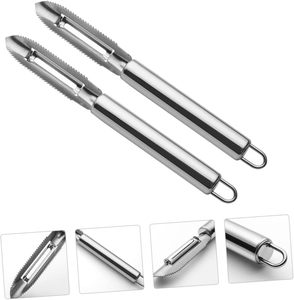 Factory Wholesale Multi-function Eco-Friendly Silver Stainless Steel Vegetable Peeler Fruit Carrot <b>Spoon</b> <b>Measuring</b> - Product Image 6