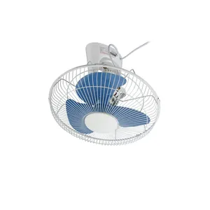 Muurgemonteerde 16Inch Beste Prijs Ac Dc 12V Oscillerende Opknoping Solar Dc Muurventilator