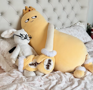 Oreiller corporel en peluche Smart Mango King, aide au sommeil chauffante et apaisante avec enregistrement Bluetooth, compagnon long pour adultes et dormeurs latéraux - Product Image 5