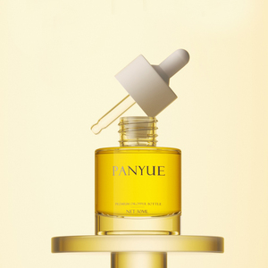 Flacon compte-gouttes en verre vert rose de 1 oz, sérum, huile essentielle, soin de la peau avec bouchon blanc, emballage cosmétique - Product Image 5