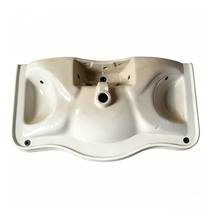 Vasque <span class=keywords><strong>de</strong></span> <span class=keywords><strong>salle</strong></span> <span class=keywords><strong>de</strong></span> <span class=keywords><strong>bain</strong></span> en céramique blanche <span class=keywords><strong>de</strong></span> style européen à trou unique, en promotion, en stock pour hôtel ou usage domestique - Product Image 6