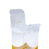 Produits populaires de haute qualité logo personnalisé boîte à oeufs de beauté petite boîte d'emballage en plastique pour éponge cosmétique