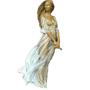 Estatuas de jardín <span class=keywords><strong>esculturas</strong></span> mujer bronce griego occidental Sexy mujer estatua - Product Image 2