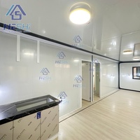 Casa Contenedor Prefabricada Expandible Solar de 20 y 40 Pies, con 1, 2, 3, 4 o 5 Dormitorios, Baño Moderno, Hogar Portátil Tipo Villa