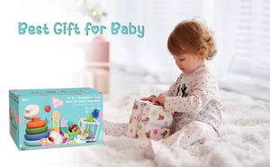 <span class=keywords><strong>Giocattoli</strong></span> Educativi <span class=keywords><strong>6</strong></span> in 1 <span class=keywords><strong>per</strong></span> <span class=keywords><strong>Neonati</strong></span> da <span class=keywords><strong>6</strong></span> a 12 <span class=keywords><strong>Mesi</strong></span>, Giocattolo Montessori, Giocattolo da Dentizione <span class=keywords><strong>per</strong></span> <span class=keywords><strong>Neonati</strong></span>, Blocchi Impilabili - Product Image 6