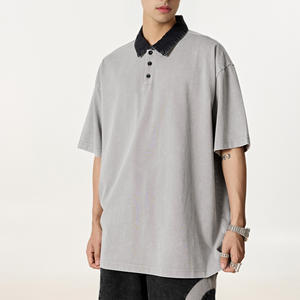 Camiseta de Punto para Hombre, Color Sólido, 100% Algodón, Casual, Básica, Manga Corta, Suave, Transpirable, Ligera, Corte Regular, 220g, para Uso Diario en Verano - Product Image 3