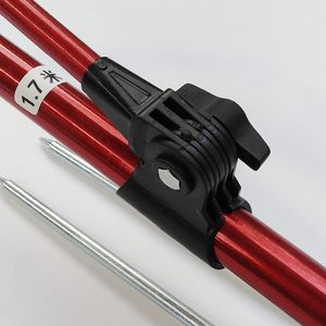 Support de canne à pêche télescopique en acier inoxydable de 2,1 m avec rotation à 180 degrés, support de canne à pêche réglable pour la pêche au sol - Product Image 2