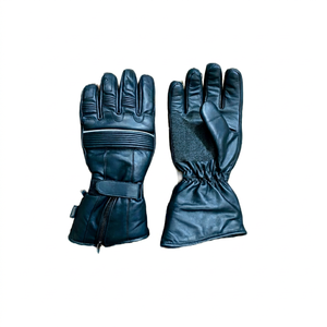 Guantes de Motocicleta de Invierno de Cuero Mudassar Sports Adventure, con Pantalla Táctil, Impermeables, Autocalentables, con Agarre y Cierre de Velcro - Product Image 1