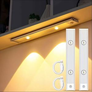 Lampe LED sans fil à induction rechargeable par USB, moderne, pour salon, couloir, armoire, veilleuse, en stock - Product Image 1
