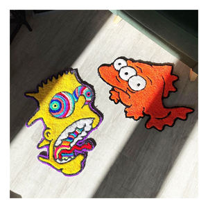 Tendances produits 2023 nouveautés personnalisé marque Logo Simpsons motif <span class=keywords><strong>tapis</strong></span> fait main <span class=keywords><strong>tapis</strong></span> pour salon - Product Image 1
