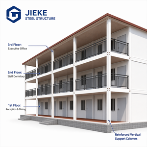 บ้านสำเร็จ<span class=keywords><strong>รูป</strong></span> JIEKE <span class=keywords><strong>แบบ</strong></span>ตู้คอนเทนเนอร์ <span class=keywords><strong>หอพัก</strong></span>พนักงานเคลื่อนที่สำหรับไซต์ก่อสร้าง ค่ายผู้ลี้ภัย ปรับแต่งได้ตามต้องการ ขายส่งจำนวนมาก - Product Image 1