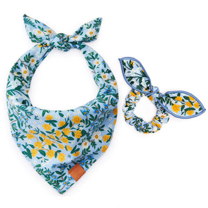 وشاح للحيوانات الأليفة من القطن 100% بطبقات مزدوجة مُخصصة, مجموعة متناسقة مع الملابس - Product Image 5