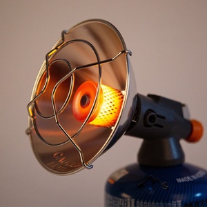 Réchaud à gaz infrarouge portable mini en acier inoxydable, chauffage au butane pour le <span class=keywords><strong>camping</strong></span> en plein air et l'utilisation hivernale, compact en acier inoxydable - Product Image 4
