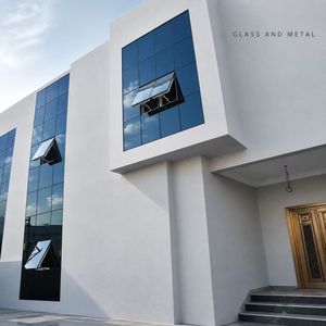 Système complet de murs-rideaux en verre à surface plane de grande taille sur mesure, façade sur mesure pour projet de construction de complexe bureautique - Product Image 1