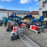 Mesin Granulator Daur Ulang Ekstruder Sekrup Tunggal LDPE LLDPE PP PE ABS EPS PC PA PPR Motor Daya Tinggi 80-800KG/Jam Polistirena EVA