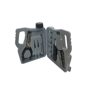 You Luke 21 Pc Hand Tool <b>Set</b> With <b>Screwdriver</b> Socket Wrench Pliers Home Use Tool Case - Product Image 3