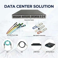 Módulo Transceptor SFP+ DWDM de 10G, 100GHz, Banda C, Longitud de Onda Fija, Doble LC SMF, 40km/80km, Módulo Óptico para Switch de Centro de Datos