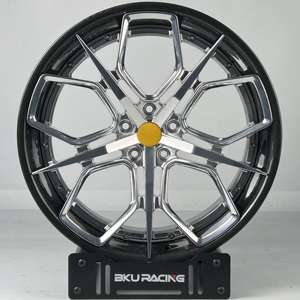 Bku ล้อขอบคาร์บอนไฟเบอร์2ชิ้นสำหรับ <span class=keywords><strong>Porsche</strong></span> taycan <span class=keywords><strong>Panamera</strong></span> Cayenne 20 21 22นิ้วขอบล้อคาร์บอนไฟเบอร์ล้อ5x112 - Product Image 5