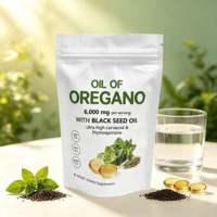 Kapsul Minyak Oregano Label Pribadi OEM, Suplemen Herbal dengan Minyak Habbatussauda