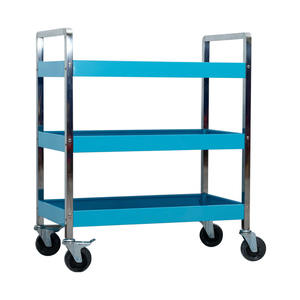 Cabine à roulettes pour mécanicien professionnel, chariot à 3 étagères avec roues et freins faciles à déplacer - Product Image 2