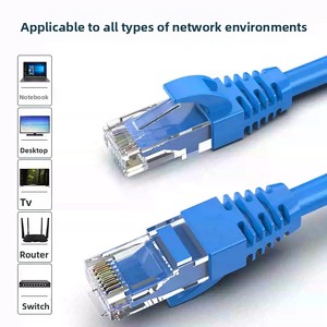 Câble de raccordement <span class=keywords><strong>Ethernet</strong></span> RJ45 blindé Cat6 FTP de qualité industrielle. Longueur personnalisable. - Product Image 1