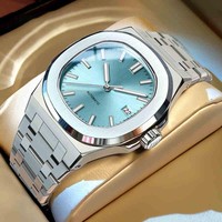Montre mécanique automatique pour homme en acier inoxydable avec cadran ovale, étanche 30M, fermoir papillon, conception ODM, traitement OEM
