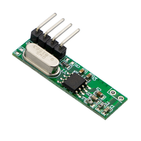 Módulo Transmisor Receptor Universal de Código de Aprendizaje 315MHz 433MHz DC 3V 30V Placa de Control Mini LED de Canal Único